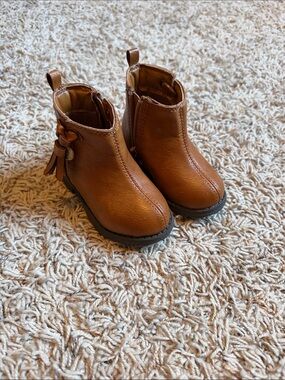 Carter's Toddler Brown Tassel Ankle Boots
